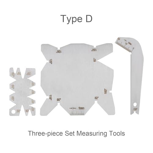 Mikrometer, Edelstahl Winkelmesser Messbohrer Spitzer Werkzeug For Holzbearbeitung Tragbare Handmesswerkzeuge(Type-D) von RDVXI