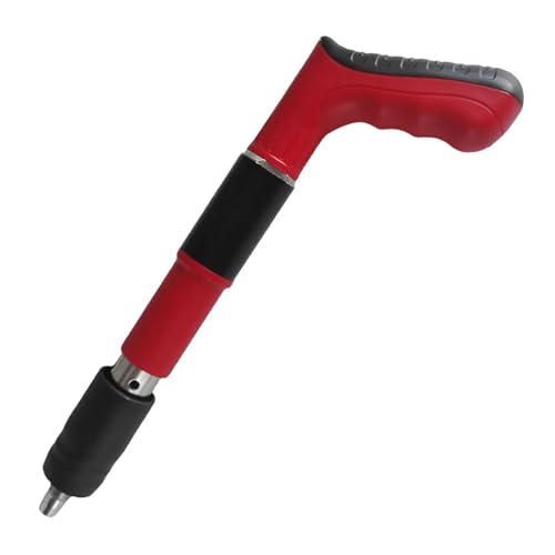 Nagelpistole, Hochdruck-Nagelpistole, verstellbares Mini-Nagel-Wandbefestigungswerkzeug, Einhandbedienung, Haushalts-Nagel-Wandbefestigungswerkzeug(Rood) von RDVXI