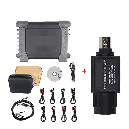 Oszilloskop-Tastkopf mit passivem Dämpfungsglied HT201 1008C Kfz-PC-Speicher USB 8-Kanal programmierbarer Generator(1008C with HT201) von RDVXI