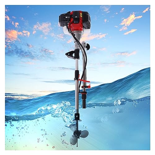 RDVXI Außenbordmotoren, 2,3 PS starker gasbetriebener 2-Takt-Außenbordmotor, 52 cm³ Außenbord-Bootsmotor, mit CDI-System RDVXI Außenbordmotoren, 2,3 PS starker gasbetriebener 2-Takt-Außenbordmotor, 52 cm³ Außenbord-Bootsmotor, mit CDI-System von RDVXI