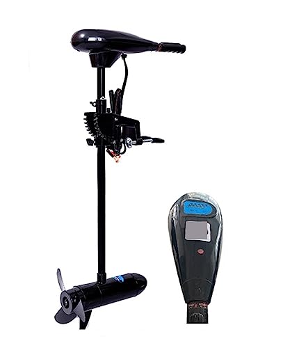 RDVXI Außenbordmotoren, 50LBS 12V Elektro-Trolling-Motor, Schlauchboot-Außenbordmotor, for PVC-Schlauchboot-Angelkajak von RDVXI