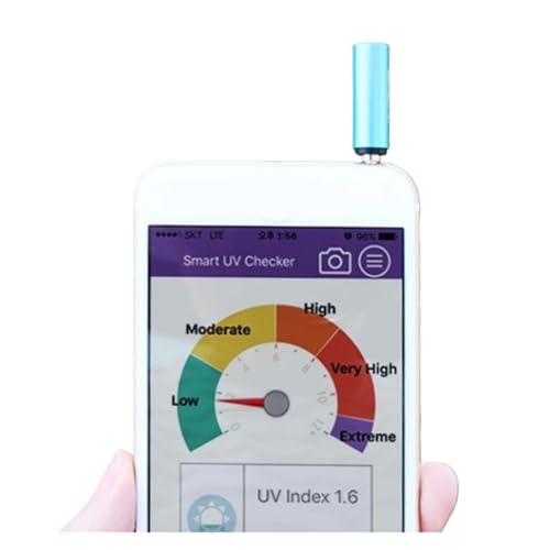 UV-Messgeräte, Smart UV Meter UVA Meter UVB Meter Licht Meter Ultraviolett Mit Benutzer freundlich Design(With cap) von RDVXI