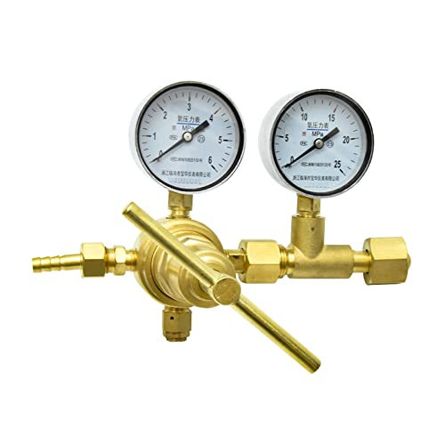 YQD-370/YQY-370/ YQQ-370 Druckminderer Vollkupfer Manometer Druckminderer Druckminderventil Haltedruck,Einfach zu bedienen(YQQ370 H2 0-6Mpa) von RDVXI