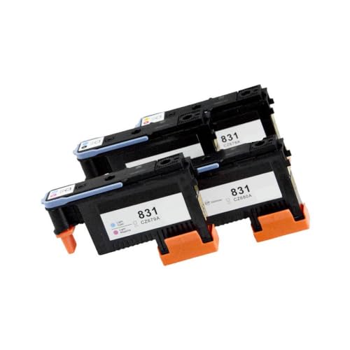 RDWQDGJG 831 Latex -Printhead -kompatibel mit Latex -Druckern Modellen 110 115 310 315 330 335 360 365 370 560 570 Ersatz Kompatibel mit CZ677A CZ678A CZ679A CZ680A(1 Set - 4 PCS) von RDWQDGJG