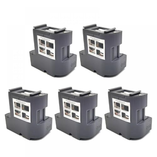 RDWQDGJG Wartungsbox Kompatibel mit Abfall-Tintentank kompatibel mit SC-F100 SC-F130 SC-F150 SC-F160 SC-F170 SC23MB S2101, F160 Drucker(5pcs) von RDWQDGJG