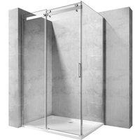 Duschwand Rea Nixon-2 Chrome 90 von REA