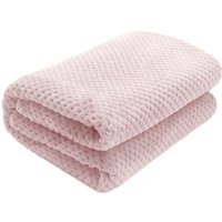 REA - plüsch kuscheldecke diamond dirty pink von REA