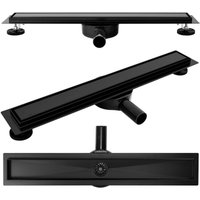 Rea Duschrinne 50 Cm Neo&pure Pro 2in1 Schwarz Matt von REA
