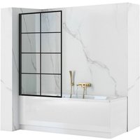 REA - badewannenaufsatz, fest installiert LAGOS-1 fix 80 schwarz REA - badewannenaufsatz, fest installiert LAGOS-1 fix 80 schwarz von REA