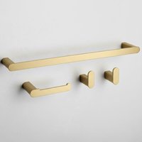 Set Von Badezimmerhaken Rea Mati Brush Gold 4 Pieces Set Von Badezimmerhaken Rea Mati Brush Gold 4 Pieces von REA