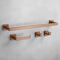 Set Von Badezimmerhaken Rea Rio Brush Copper 4 Pieces Set Von Badezimmerhaken Rea Rio Brush Copper 4 Pieces von REA