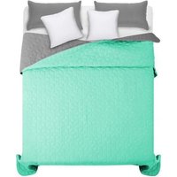 REA - tagesdecke diamante mint / l.grey 2.20x2.40 von REA