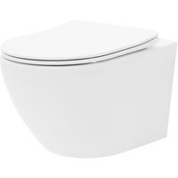 REA - wandhängendes wc carlo flat mini WEIß von REA