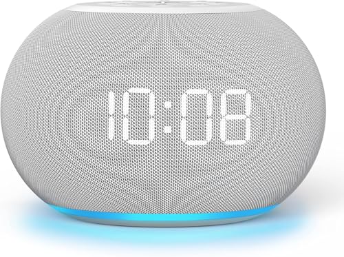 REACHER Auto-Dimmable Sound Machine Alarm Clock with Night Light, 20 Soothing Sounds, LED Digital Display, Sleep Timer, Precise Volume Control, White Noise Soother for Baby, Adults, Bedrooms REACHER Auto-Dimmable Sound Machine Alarm Clock with Night Light, 20 Soothing Sounds, LED Digital Display, Sleep Timer, Precise Volume Control, White Noise Soother for Baby, Adults, Bedrooms von REACHER