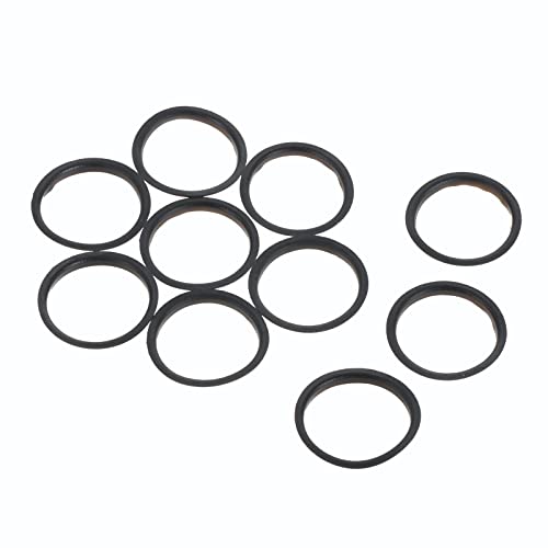 REACHYEA 10 Stück Silikondichtungen, O-Ringe, passend für Nespresso-Edelstahl, nachfüllbare Kapseln, Körperbecher, schwarze Café-Werkzeuge von REACHYEA