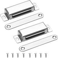 2 Stück magnetische Schranktür-Magnetverschlüsse, ziehen bis zu 40 kg, robuste Möbel-Magnetverschlüsse für Schubladen, Duschtüren, Kleiderschrank – 2 Stück magnetische Schranktür-Magnetverschlüsse, ziehen bis zu 40 kg, robuste Möbel-Magnetverschlüsse für Schubladen, Duschtüren, Kleiderschrank – von RNEMITERY