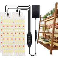 4 Stück LED-Pflanzenlampe, Zimmerpflanzenlampe, Pflanzenlampe, Gartenbau-LED-Lampe, mit 3/9/12-Stunden-Timer, 10 Helligkeitsstufen, für Sämlinge, 4 Stück LED-Pflanzenlampe, Zimmerpflanzenlampe, Pflanzenlampe, Gartenbau-LED-Lampe, mit 3/9/12-Stunden-Timer, 10 Helligkeitsstufen, für Sämlinge, von READCLY