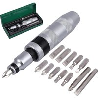 Rnemitery - Schlagschrauber, 13-teiliges 1/2-Zoll-Schlagschrauber-Bit-Set für Sechskant-Kreuzschnitte für schwere Beanspruchung Rnemitery - Schlagschrauber, 13-teiliges 1/2-Zoll-Schlagschrauber-Bit-Set für Sechskant-Kreuzschnitte für schwere Beanspruchung von RNEMITERY