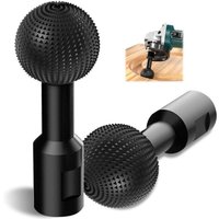 Sphärischer Holzskulptur-Fräser – Schnitzwerkzeug auf Metall, Holz-Fräser – Hartmetallfräser – 14 mm Holzskulptur-Polierbohrer für – 115/125 (14 mm) von READCLY