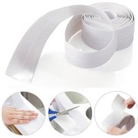 Weiße Silikon-Badezimmerdichtung, Badewannenraumdichtung, Dichtungsband, schimmelhemmend und wasserdicht, weiches Klebeband, geeignet für Küche, Weiße Silikon-Badezimmerdichtung, Badewannenraumdichtung, Dichtungsband, schimmelhemmend und wasserdicht, weiches Klebeband, geeignet für Küche, von READCLY