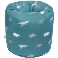 Ready Steady Bed - Kinder Sitzsack fur Gaming, Wohnzimmer Runder Sitzsack für Kinder, Leichter Polycotton Sitzsack für Kinder mit Tragegriff - Rex von READY STEADY BED