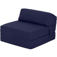 Klappmatratze, Wasserabweisendes Futon für Camping, Faltbare Matratze mit Kopfstütze, Umwandelbare Reisematratze, 168x60x13 cm Gästematratze von READY STEADY BED