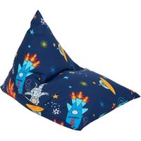 Pyramide Sitzsack Stuhl für Kinder spielen, bequem und langlebig hohen Rücken Sitzsack für Spielzimmer, weiche Polycotton Kinder Sitzsack für Spielen von READY STEADY BED