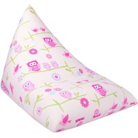 Ready Steady Bed - Pyramide Sitzsack Stuhl für Kinder spielen, bequem und langlebig hohen Rücken Sitzsack für Spielzimmer, weiche Polycotton Kinder von READY STEADY BED