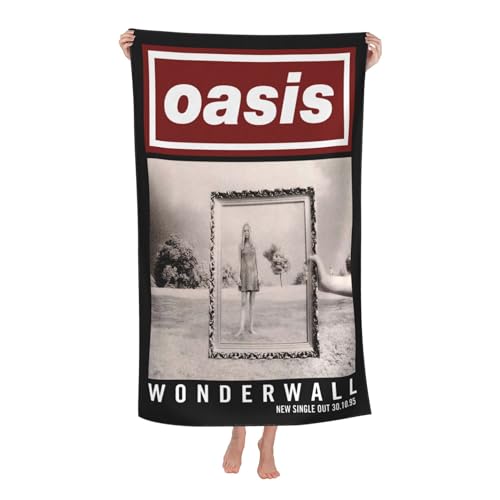 Drucke Liam Singer Gallagher Strandtücher Ultra saugfähiges Mikrofaser-Tuch Weich Haltbar saugfähig für Badezimmer Pools Strand Schule Reise von REAITUIET