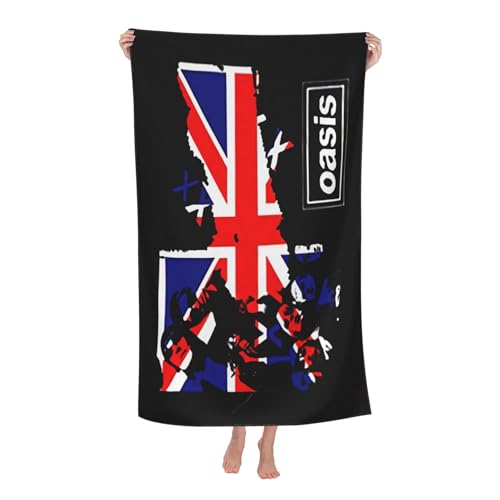 Drucke Liam Singer Gallagher Strandtücher Ultra saugfähiges Mikrofaser-Tuch Weich Haltbar saugfähig für Badezimmer Pools Strand Schule Reise von REAITUIET