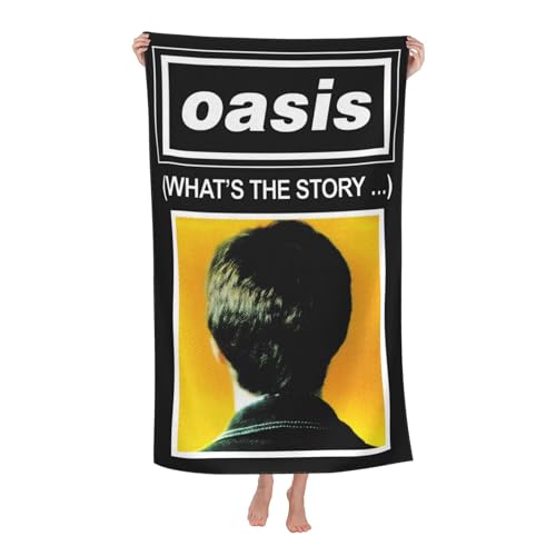 Drucke Liam Singer Gallagher Strandtücher Ultra saugfähiges Mikrofaser-Tuch Weich Haltbar saugfähig für Badezimmer Pools Strand Schule Reise von REAITUIET