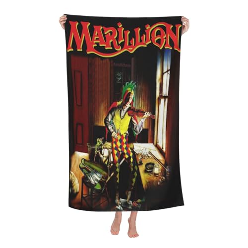 Drucke Mar%il*Lion Rock Band Strandtücher Ultra saugfähiges Mikrofaser-Tuch Weich Haltbar saugfähig für Badezimmer Pools Strand Schule Reise von REAITUIET