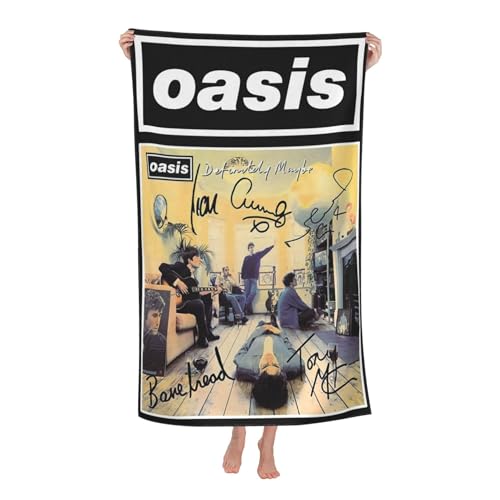 Drucke O*a*sis Rock Band Strandtücher Ultra saugfähiges Mikrofaser-Tuch Weich Haltbar saugfähig für Badezimmer Pools Strand Schule Reise Drucke O*a*sis Rock Band Strandtücher Ultra saugfähiges Mikrofaser-Tuch Weich Haltbar saugfähig für Badezimmer Pools Strand Schule Reise von REAITUIET