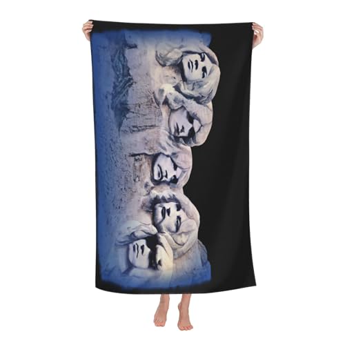 Drucke Purple Rock Band Deep Strandtücher Ultra saugfähiges Mikrofaser-Tuch Weich Haltbar saugfähig für Badezimmer Pools Strand Schule Reise von REAITUIET