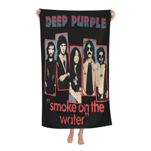 Drucke Purple Rock Band Deep Strandtücher Ultra saugfähiges Mikrofaser-Tuch Weich Haltbar saugfähig für Badezimmer Pools Strand Schule Reise Drucke Purple Rock Band Deep Strandtücher Ultra saugfähiges Mikrofaser-Tuch Weich Haltbar saugfähig für Badezimmer Pools Strand Schule Reise von REAITUIET