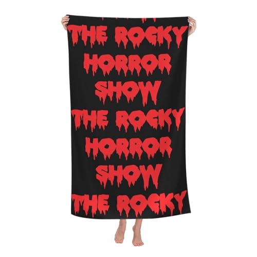 Drucke Rocky Horror Film Picture *Show* Strandtücher Ultra saugfähiges Mikrofaser-Tuch Weich Haltbar saugfähig für Badezimmer Pools Strand Schule Reise Drucke Rocky Horror Film Picture *Show* Strandtücher Ultra saugfähiges Mikrofaser-Tuch Weich Haltbar saugfähig für Badezimmer Pools Strand Schule Reise von REAITUIET