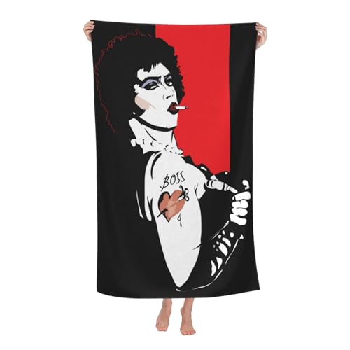 Drucke Rocky Horror Film Picture *Show* Strandtücher Ultra saugfähiges Mikrofaser-Tuch Weich Haltbar saugfähig für Badezimmer Pools Strand Schule Reise Drucke Rocky Horror Film Picture *Show* Strandtücher Ultra saugfähiges Mikrofaser-Tuch Weich Haltbar saugfähig für Badezimmer Pools Strand Schule Reise von REAITUIET