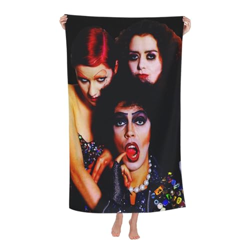 Drucke Rocky Horror Film Picture *Show* Strandtücher Ultra saugfähiges Mikrofaser-Tuch Weich Haltbar saugfähig für Badezimmer Pools Strand Schule Reise Drucke Rocky Horror Film Picture *Show* Strandtücher Ultra saugfähiges Mikrofaser-Tuch Weich Haltbar saugfähig für Badezimmer Pools Strand Schule Reise von REAITUIET
