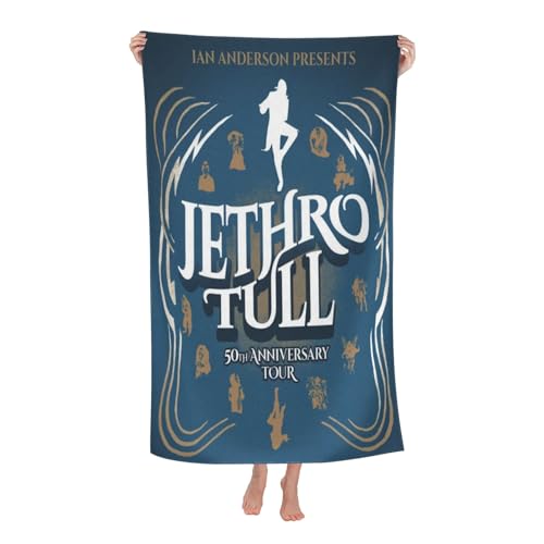 Drucke Tull Rock Band Jethro Strandtücher Ultra saugfähiges Mikrofaser-Tuch Weich Haltbar saugfähig für Badezimmer Pools Strand Schule Reise Drucke Tull Rock Band Jethro Strandtücher Ultra saugfähiges Mikrofaser-Tuch Weich Haltbar saugfähig für Badezimmer Pools Strand Schule Reise von REAITUIET