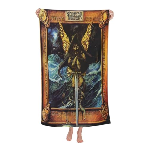 Drucke Tull Rock Band Jethro Strandtücher Ultra saugfähiges Mikrofaser-Tuch Weich Haltbar saugfähig für Badezimmer Pools Strand Schule Reise Drucke Tull Rock Band Jethro Strandtücher Ultra saugfähiges Mikrofaser-Tuch Weich Haltbar saugfähig für Badezimmer Pools Strand Schule Reise von REAITUIET