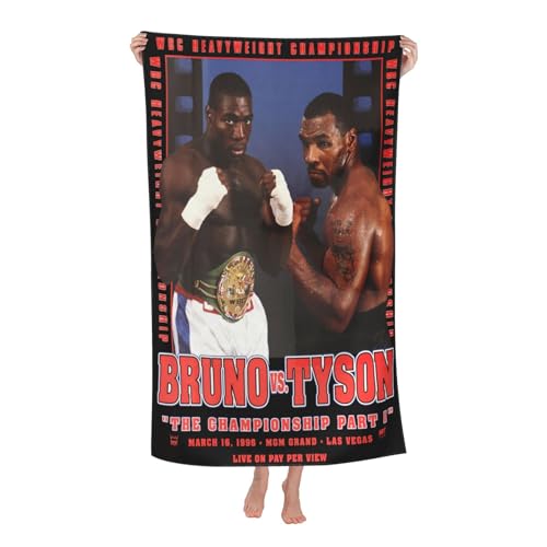 Drucke Tyson Boxer Mike Strandtücher Ultra saugfähiges Mikrofaser-Tuch Weich Haltbar saugfähig für Badezimmer Pools Strand Schule Reise Drucke Tyson Boxer Mike Strandtücher Ultra saugfähiges Mikrofaser-Tuch Weich Haltbar saugfähig für Badezimmer Pools Strand Schule Reise von REAITUIET