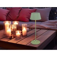 Akku LED Tischleuchte SUAREZ kabellos für Innen & Außen, Grün - Höhe 39cm Akku LED Tischleuchte SUAREZ kabellos für Innen & Außen, Grün - Höhe 39cm von REALITY LEUCHTEN
