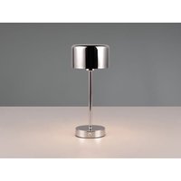 Reality Leuchten - Akku Tischleuchte jeff per usb aufladbar, Sensordimmer, Silber Chrom, h: 30cm von REALITY LEUCHTEN