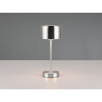 Reality Leuchten - Akku Tischleuchte jeff per usb aufladbar, Sensordimmer, Silber matt, Höhe 30cm von REALITY LEUCHTEN