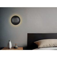 Reality Leuchten - Akku Wandleuchte davey aus Metall Schwarz per usb aufladbar, ø 15,5cm von REALITY LEUCHTEN