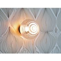 Reality Leuchten - Akku Wandleuchte earl Glasschirm Bernsteinfarbig dimmbar, ø 15,5cm von REALITY LEUCHTEN