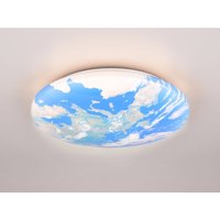 Reality Leuchten - Coole led Deckenleuchte terra mit Weltkugelcover aus Kunststoff, ø 37cm von REALITY LEUCHTEN