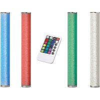 Dimmbare LED Stehlampe TICO mit Fernbedienung und Farbwechsler, Höhe 103cm von DEFIBRICO