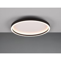 Reality Leuchten - Flache led Deckenleuchte rotonda Schwarz Rund, ø 35cm von REALITY LEUCHTEN