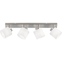 Reality Leuchten - gebraucht] Deckenstrahler Tommy Nickel Weiß Länge 70 Cm Deckenlampe Lampe B-Ware von REALITY LEUCHTEN